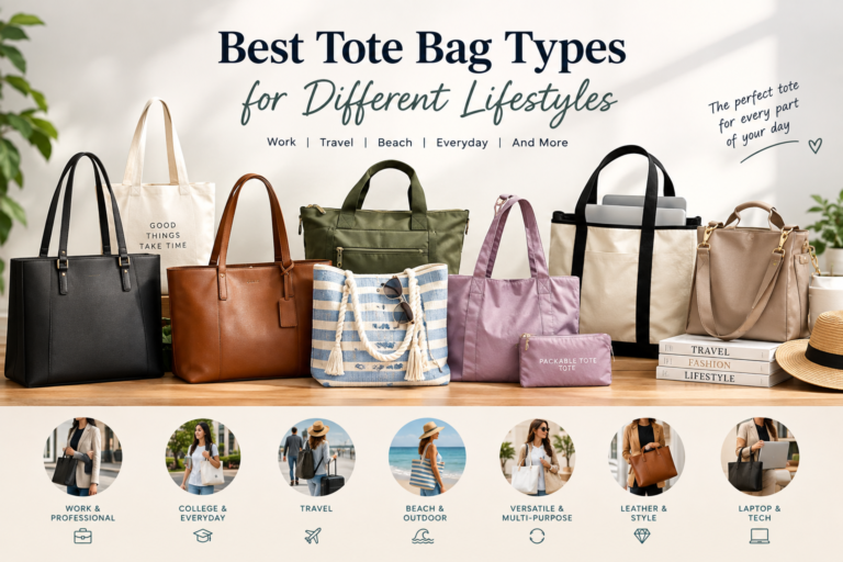 Best Tote Bag Types for Different Lifestyles